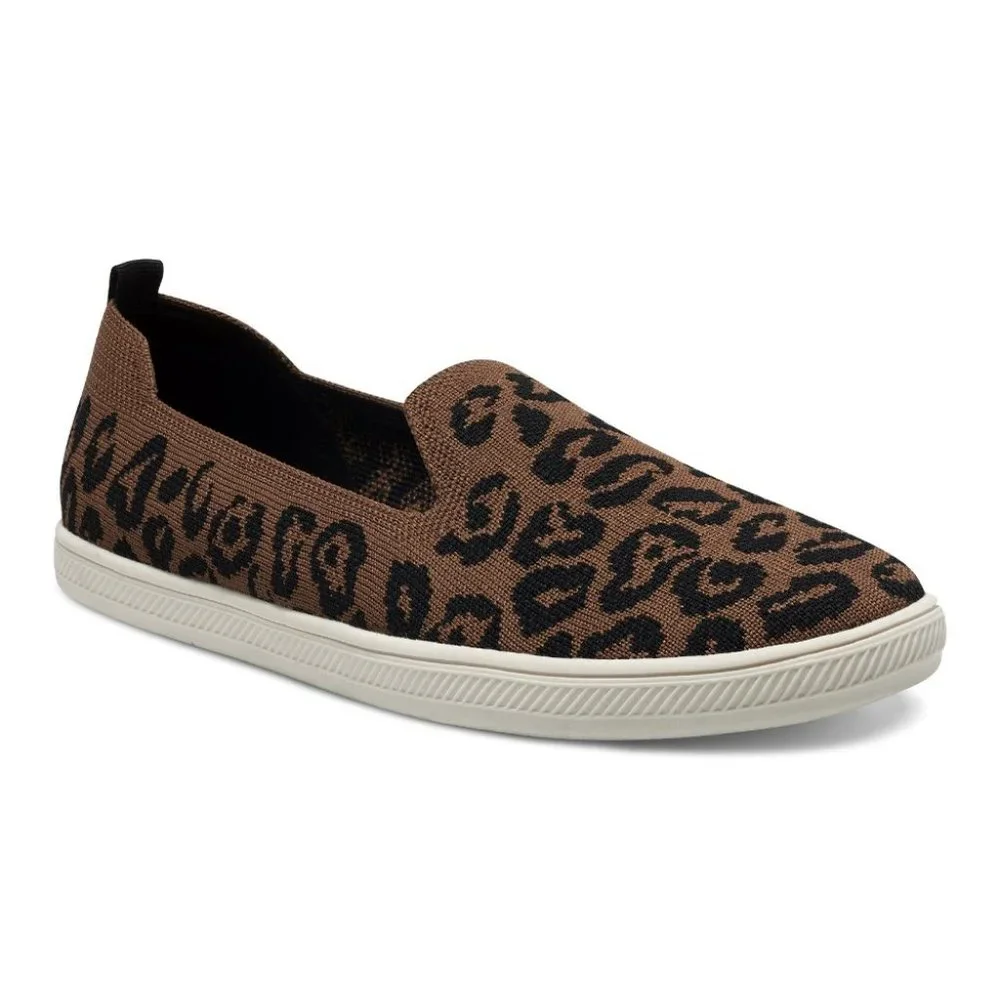 Vince Camuto Summer Natural Leopard Cabreli Slip-On Sneaker